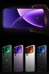 Xiaomi 17 Pro Max displaying a vibrant video on its 6.7-inch AMOLED screen