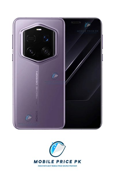 Honor Magic7 RSR Porsche Design smartphone front and back view,