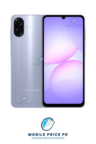 Samsung Galaxy A07 front display design with slim bezels, budget Samsung phone Pakistan, Samsung A series price in Pakistan, best cheap Samsung mobile 2026,