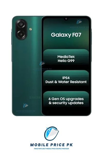Samsung Galaxy F07 front design and display look,