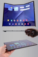 Samsung Galaxy Z Tri Fold triple foldable smartphone design,